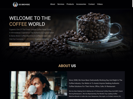 De Brewerz India - Web Design - Homepage